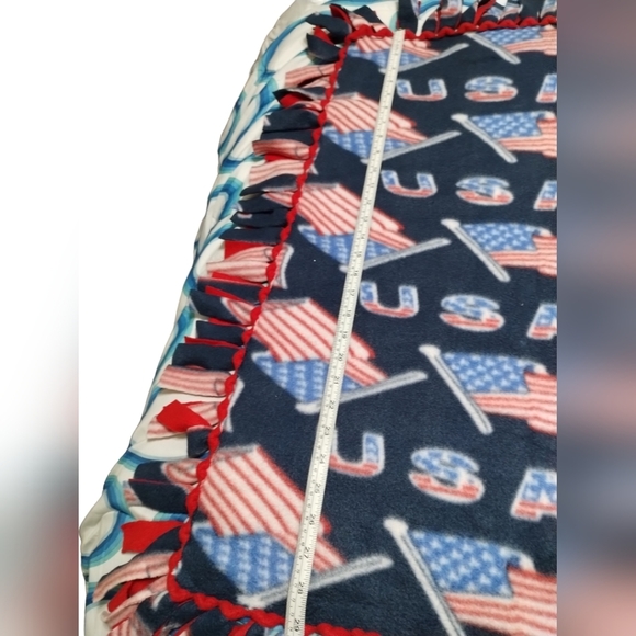 👜$3 - USA handmade‎ blanket - Picture 10 of 10